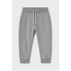 Mayoral pantaloni de trening pentru copii culoarea gri, neted, 711 imagine