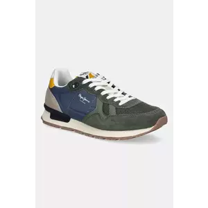 Pepe Jeans sneakers BRIT CAMP M barbati, culoarea verde, PMS40030 imagine