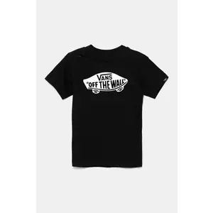 Vans tricou de bumbac pentru copii STYLE 76 culoarea negru, cu imprimeu, VN0A3IJ1BLK1 imagine