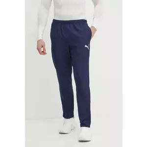 Puma pantaloni de antrenament teamRISE Sideline culoarea albastru marin, neted, 657327 imagine