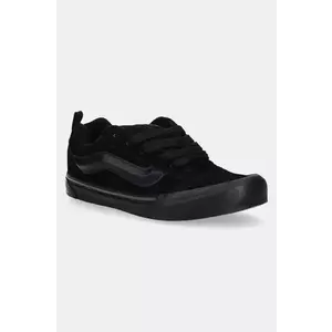 Vans adidasi de piele intoarsa pentru copii Knu Skool culoarea negru, VN000D2TBZJ1 imagine