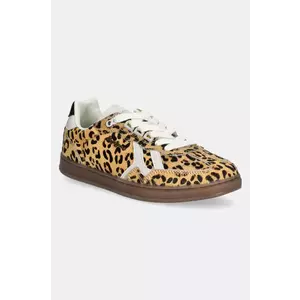 Pepe Jeans sneakers BALL TOP W femei, culoarea maro, PLS00035 imagine