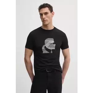 Karl Lagerfeld tricou barbati, culoarea negru, cu imprimeu, 551221.755088 imagine