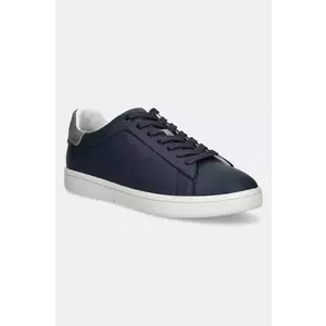 Hackett London sneakers din piele BOND MINIMAL barbati, culoarea albastru marin, HMS21457 imagine