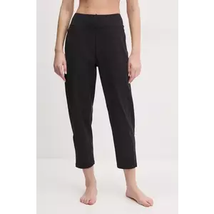 adidas Performance pantaloni de yoga All Me culoarea negru, neted, JH1483 imagine