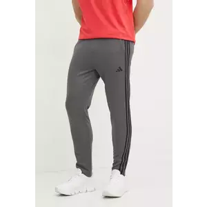 adidas Performance pantaloni de antrenament Train Essentials culoarea gri, cu imprimeu, JF8750 imagine