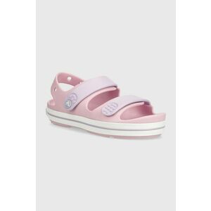 Crocs sandale copii CROCBAND CRUISER culoarea roz imagine