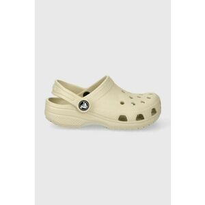 Crocs slapi copii Classic Kids Clog culoarea gri imagine