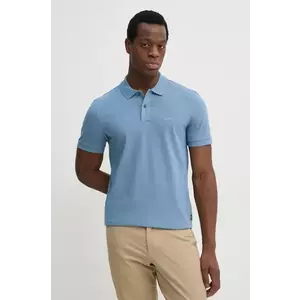 BOSS polo de bumbac neted, 50468362 imagine