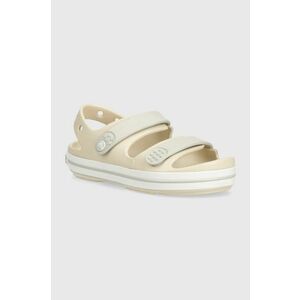 Crocs sandale copii CROCBAND CRUISER culoarea bej imagine