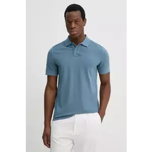 BOSS Orange polo de bumbac neted, 50507813 imagine