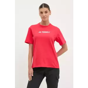 adidas TERREX tricou femei, culoarea rosu, JF9134 imagine