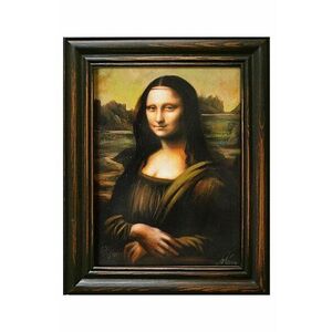 pictură în ulei într-un cadru Leonardo Da Vinci, Mona Lisa imagine