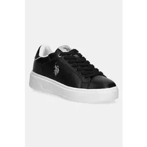 U.S. Polo Assn. sneakers YVONNE001W/5Y2 femei, culoarea negru, YVONNE imagine