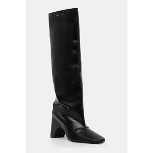 Coperni ghete de piele Bridge Boot femei, culoarea negru, cu toc drept, COPSH03857 imagine