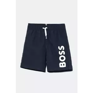 BOSS pantaloni scurti de baie copii culoarea albastru marin, J51973 imagine