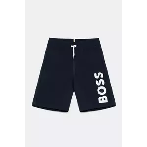 BOSS pantaloni scurti de baie copii culoarea albastru marin, J51973 imagine