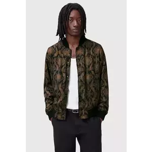 AllSaints geaca bomber cu doua fete SOUNDVIEW culoarea negru, de tranzitie, M006OC imagine