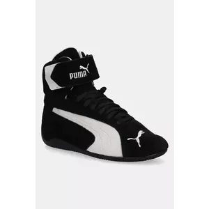 Puma sneakers din piele intoarsă Speedcat Mid culoarea negru, 400384 imagine