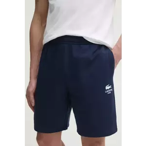 Lacoste pantaloni scurti din bumbac culoarea albastru marin, GH0990 imagine