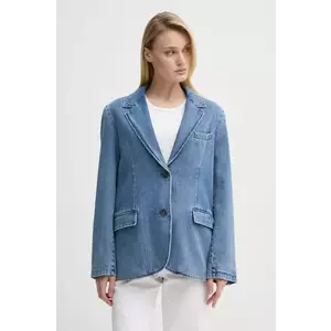 Levi's jacheta denim STELLA RELAXED BLAZER un singur rand de nasturi, neted, 001FX imagine