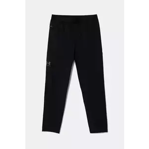 Under Armour pantaloni de trening pentru copii Unstoppable Tapered Pant culoarea negru, neted, 1373752 imagine