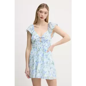 Hollister Co. rochie din bumbac mini, evazati, KI359-5032 imagine