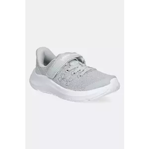 Under Armour sneakers pentru copii GPS Pursuit 4 AC culoarea gri, 3028274 imagine