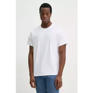 Levi's tricou din bumbac THE ESSENTIAL TEE barbati, culoarea alb, neted, A3328 imagine