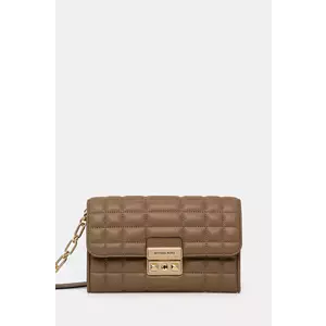 MICHAEL Michael Kors poseta piele culoarea bej, 32S4G2RC9L imagine