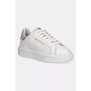 Crime London sneakers din piele NEW EXTRALIGHT femei, culoarea alb, 20803PP7 imagine