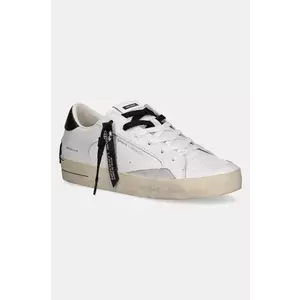 Crime London sneakers din piele SK8 DELUXE barbati, culoarea alb, 17100PP6 imagine