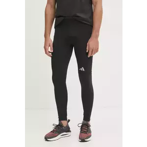 adidas Performance colanti Run It barbati, culoarea negru, neted, JY4615 imagine