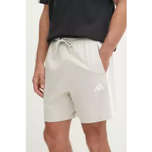 adidas pantaloni scurti Essentials barbati, culoarea bej, JE6426 imagine