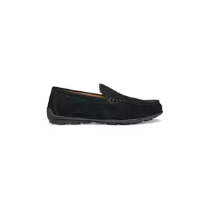 Geox mocasini din piele intoarsa U SPHERICA EC16 barbati, culoarea albastru marin, U55HYA 00022 C4021 imagine