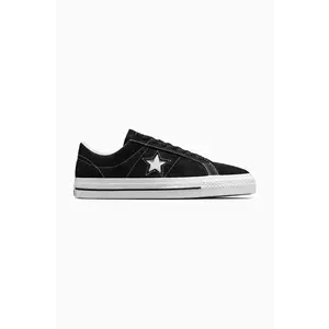 Converse tenisi din piele intoarsa One Star Pro Tn+ culoarea negru, 171327C imagine