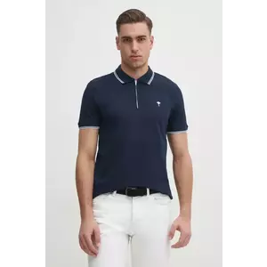 Joop! tricou polo barbati, culoarea albastru marin, neted, 30045544 imagine