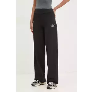 Puma pantaloni de trening femei, culoarea negru, melanj, 682428 imagine