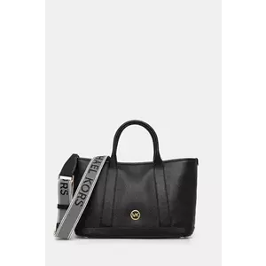 MICHAEL Michael Kors poseta de piele culoarea negru, 30R4G99S2L imagine