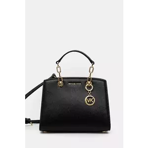 MICHAEL Michael Kors poseta de piele culoarea negru, 32S4GCYC1T imagine