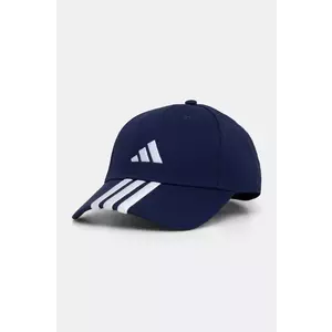 adidas șapcă de baseball din bumbac BBALL 3S CAP NL culoarea albastru marin, cu imprimeu, JP0384 imagine