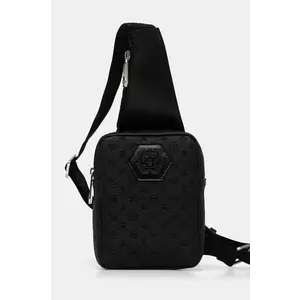 Philipp Plein borseta culoarea negru, SAEA MBA1450 PTE120N imagine