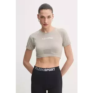 PLEIN SPORT tricou femei, culoarea bej, SAEC WTK3566 STE003N imagine