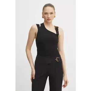 Versace Jeans Couture top femei, culoarea negru imagine