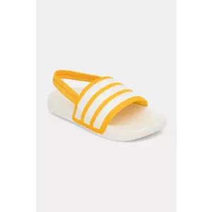 adidas slapi copii ADILETTE ESTRAP culoarea bej, JR8354 imagine