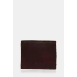 U.S. Polo Assn. portofel de piele Sti.H Wallet culoarea maro, AIUS82353MHA imagine