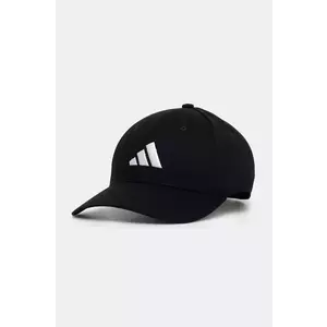 adidas șapcă de baseball din bumbac BB CAP COT NL culoarea negru, cu imprimeu, JG0998 imagine