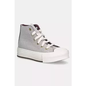 Converse tenisi copii Chuck Taylor All Star EVA Lift culoarea maro, A12616C imagine