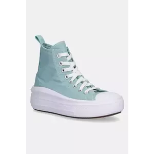 Converse tenisi copii Chuck Taylor All Star Move culoarea turcoaz, A10703C imagine