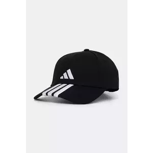 adidas șapcă de baseball din bumbac BBALL 3S CAP NL culoarea negru, cu imprimeu, JG1072 imagine